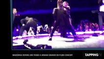 Madonna maltraite Ariana Grande sur scène, les images chocs (vidéo)