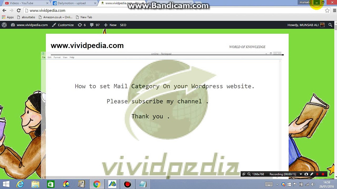 How to set Mail Category On your Wordpress website
