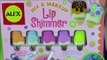 DIY Ice Cream LIP SHIMMER Gloss! Mix & Makeup Make Your Own Lip Gloss Keychains! Fun