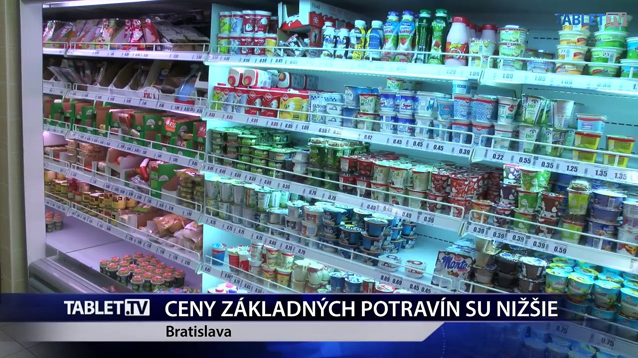 Ceny piatich najvýznamnejších kategórií potravín sa znížili o viac ako 12 percent
