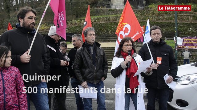 Quimper. 500 manifestants dans la rue