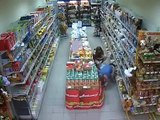 EXTREMELY FUNNY!!!  Typical crazy Russian supermarket