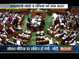 PM Modi asks ministers to be active on social media in a meeting at 7 RCR