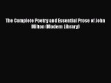 (PDF Download) The Complete Poetry and Essential Prose of John Milton (Modern Library) PDF