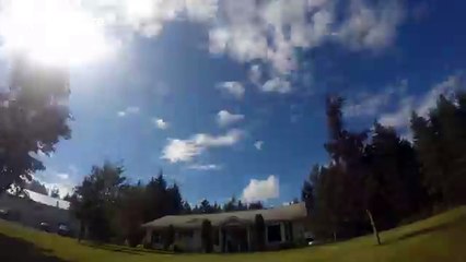 Sunny day becomes rainy day in cool time-lapse