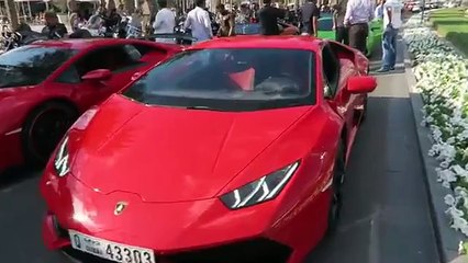 Crazy Lamborghini EVENT in Dubai INSANE REVVING !!