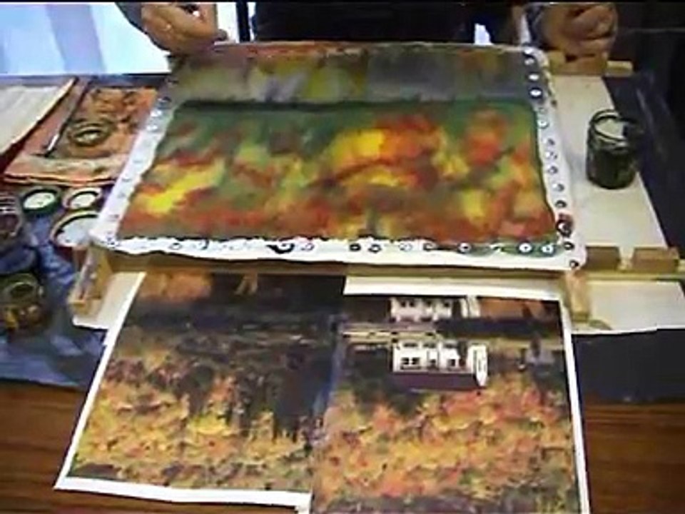 Atelier de peinture sur soie suite 2011-Asso la Cordée -La Chapelle des Foougeretz