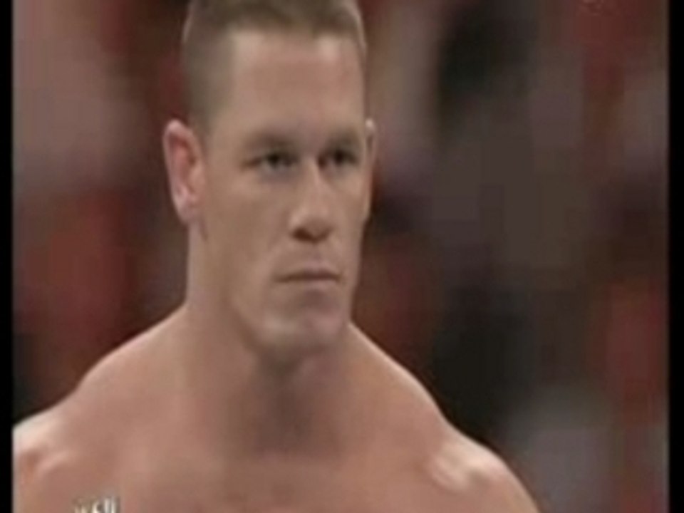 Raw 24-05-07 John Cena vs Shon michael partie 1