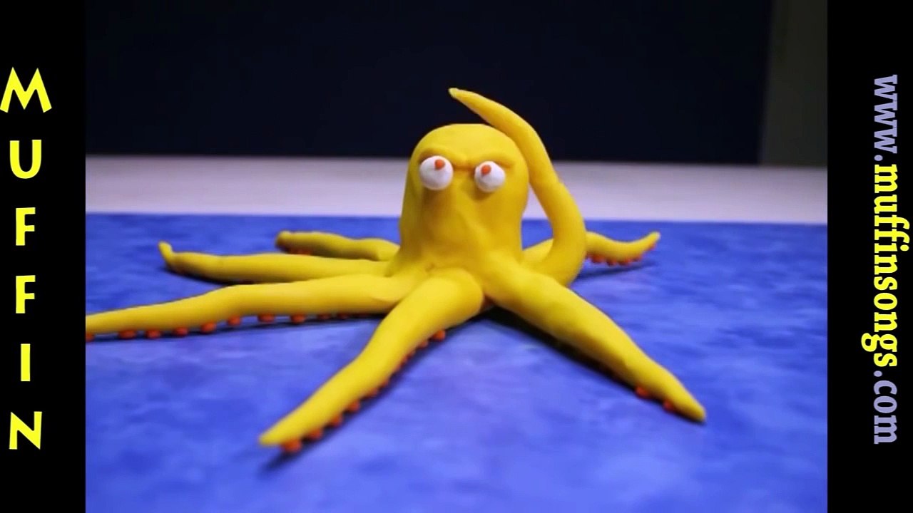 PLAY DOH - WITH CLAY FRIENDS | Family Sing Along - Muffin Songs | пластилин