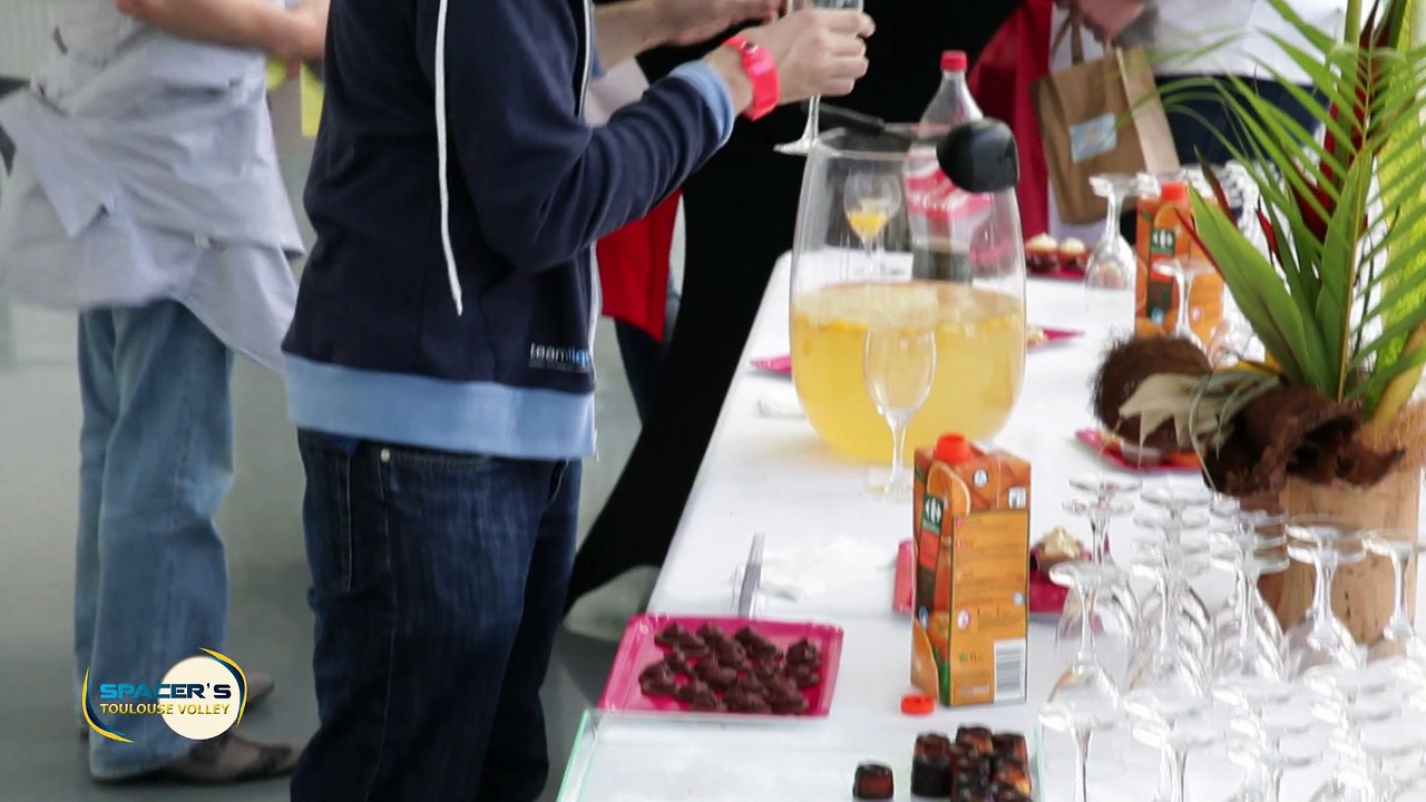 France Pologne à Toulouse organisation des Spacer's Toulouse Volley 23 juin 2013