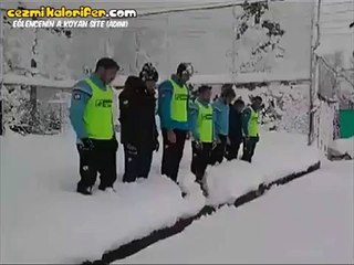 Giresunsporlu Futbolcuların Kar Keyfi