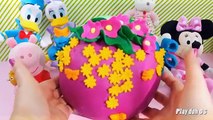 Play doh BIGGER eggs Peppa pig MINIONS Kinder surprise eggs Minnie mouse DISNEY TOYS