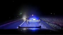 Police Making Drunk Driving Arrest Sideswiped By Second Drunk Driver