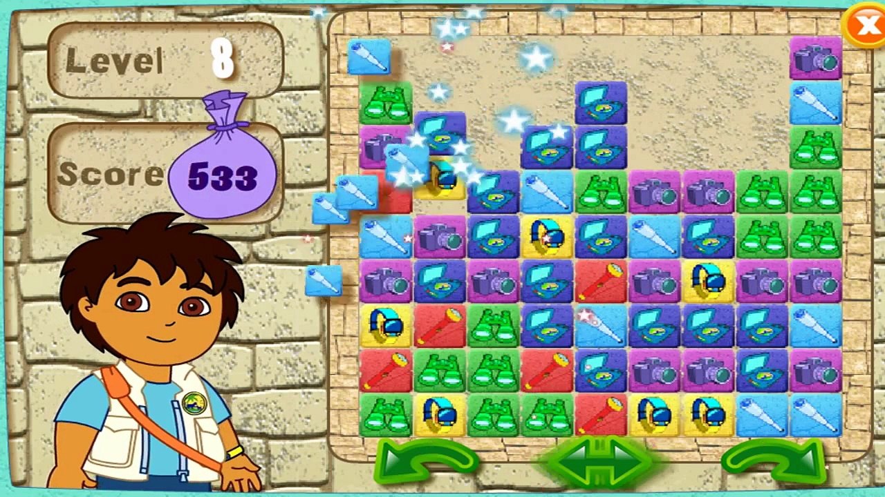 Go Diego Go - Puzzle Pyramid HD