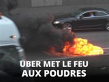 Uber : les taxis font exploser leur colère à Paris