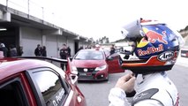 Marc Márquez y Dani Pedrosa se lo pasan en grande con el nuevo Honda Civic Type R