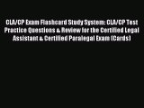 (PDF Download) CLA/CP Exam Flashcard Study System: CLA/CP Test Practice Questions & Review