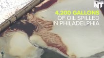 4,200 Gallons Of Oil Spill In Philly