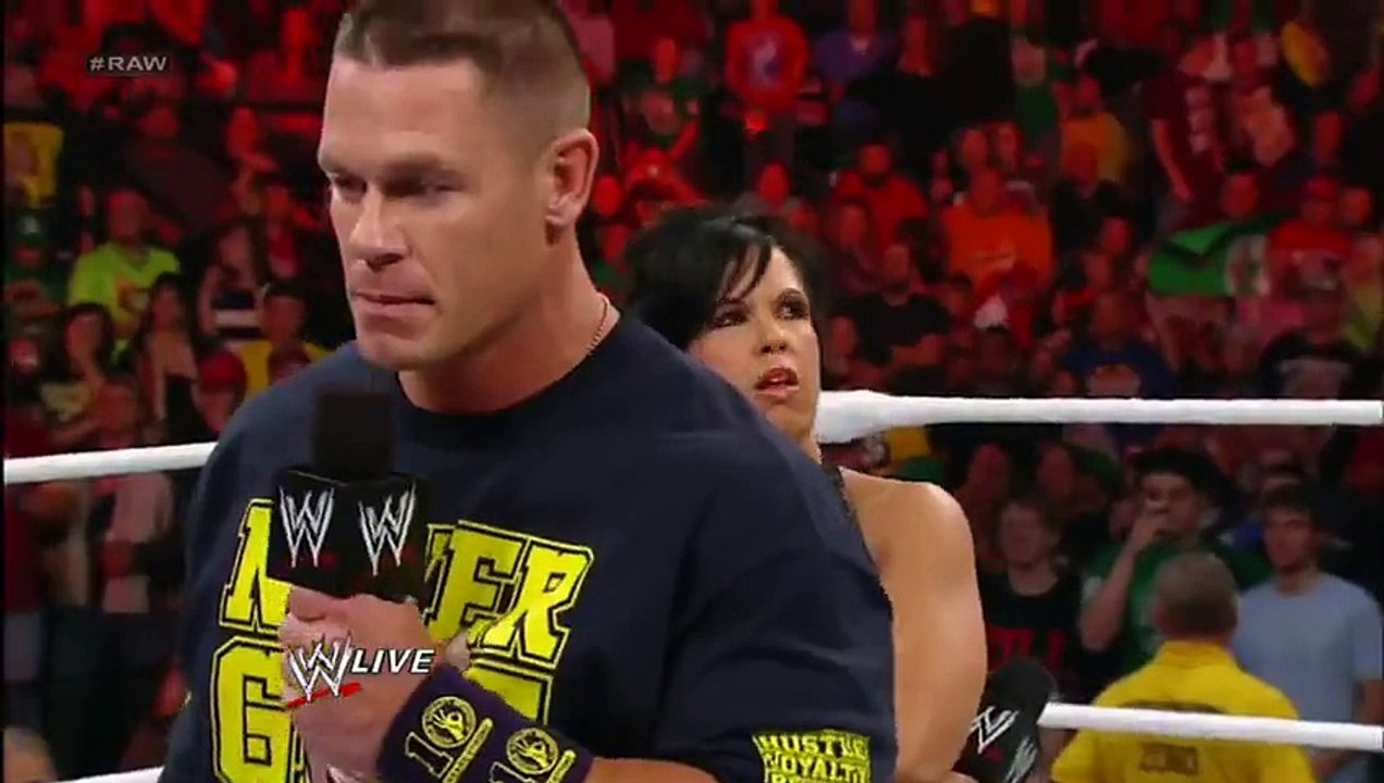 John Cena and AJ Lee Kiss - WWE Raw 11_19_12 -