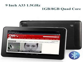 Tải video: 9 Inch A33 Allwinner Quad Core Tablet PC 1.5GHz Android 4.4 1GB/8GB 1024*600 HD Screen WiFi/Bluetooth/OTG-in Tablet PCs from Computer