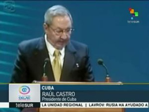 Raúl Castro: CELAC fomenta la unidad de AL a pesar de diferencias
