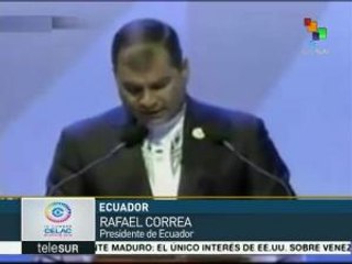 Rafael Correa: CELAC inició con el sueño de los libertadores