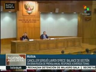 Ofrece Lavrov balance de su gestión al frente de la cancillería rusa