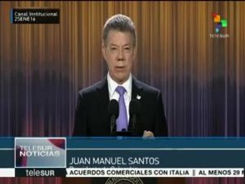 Santos asegura que ONU actuará como garante de la paz en Colombia
