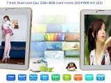 7 Inch Android Tablet pc Dual Core Dual Camera 1GB 8GB  WiFi FM Tab pc Bluetooth 2G 3G Phone Call SIM Card  Call Tab 8 9 10 tab-in Tablet PCs from Computer