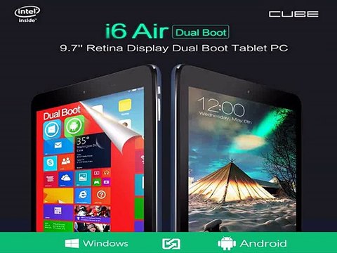 Cube i6 Air 3G Dual Boot phone call tablet pc 9.7'-'- IPS 2048*1536 Win 8.1/Win10+Android4.4 Intel Z3735F Quad Core Bluetooth-in Tablet PCs from Computer