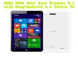 ONDA V891 Dual Boot Windows8.1 with Bing Android4.4 Tablet PC 8.9Inch Intel Z3735F Quad Core 64Bit 2GB RAM 32GB ROM 1280*800 IPS-in Tablet PCs from Computer
