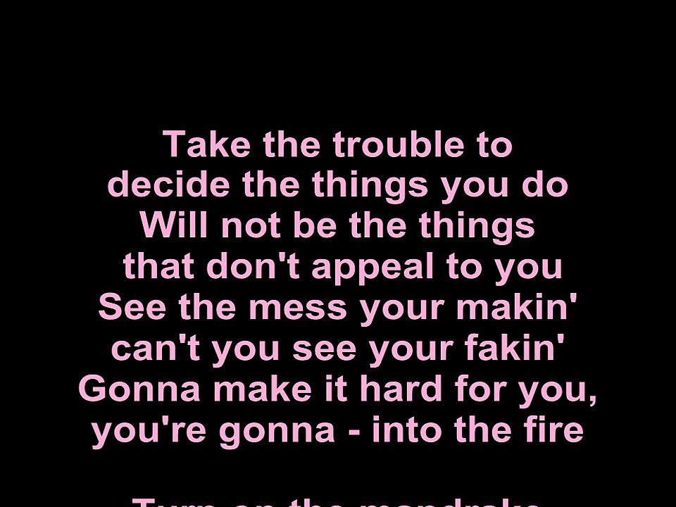 Deep Purple – Into The Fire Lyrics