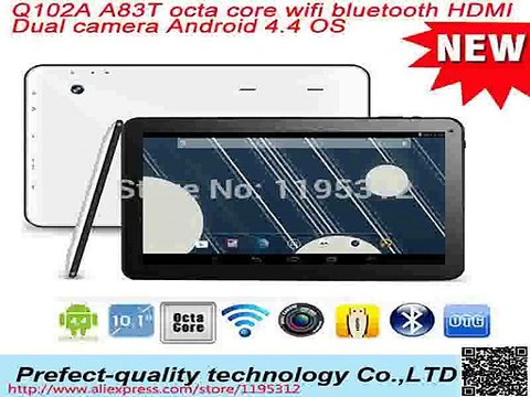 10.1'-'- Octa coreTablet PC 1024x600 Allwinner A83T 1GB RAM 16GB ROM Android4.4 Bluetooth wifi HDMI+gifts-in Tablet PCs from Computer