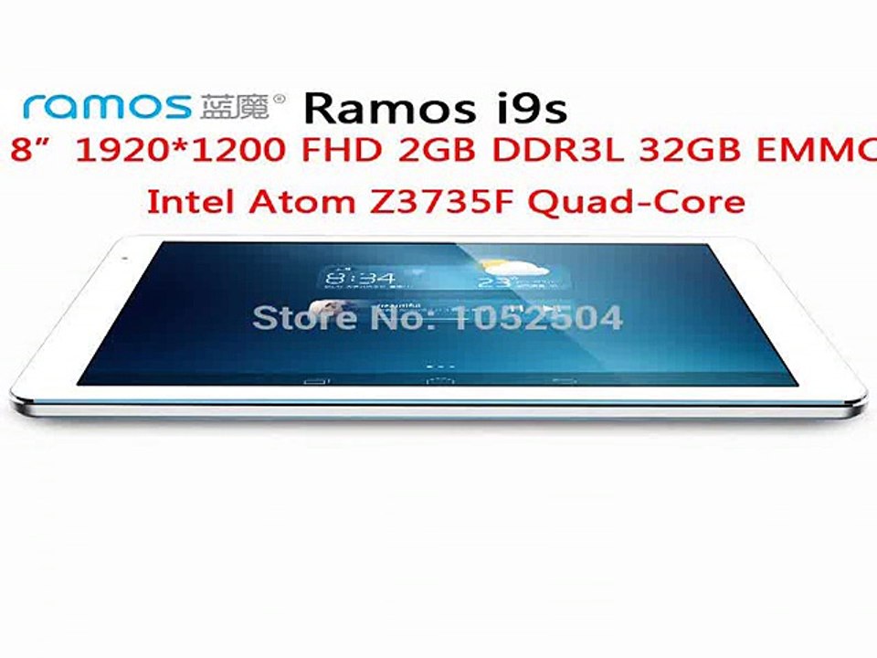 8.9 Ramos i9S Tablet 1920*1200 FHD 64bit Intel Atom Z3735F 2GB DDR3L 32GB EMMC 5.0MP+2.0MP Dual Camera GPS Bluetooth 8000mAh-in Tablet PCs from Computer