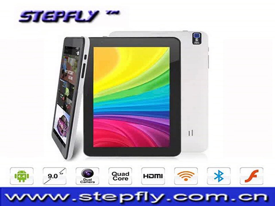 Stepfly free shipping 9 inch capacitive touch screen ATM7029 Quad core Android 4.4 WIFI  tablet pc With HDMI(M907)-in Tablet PCs from Computer