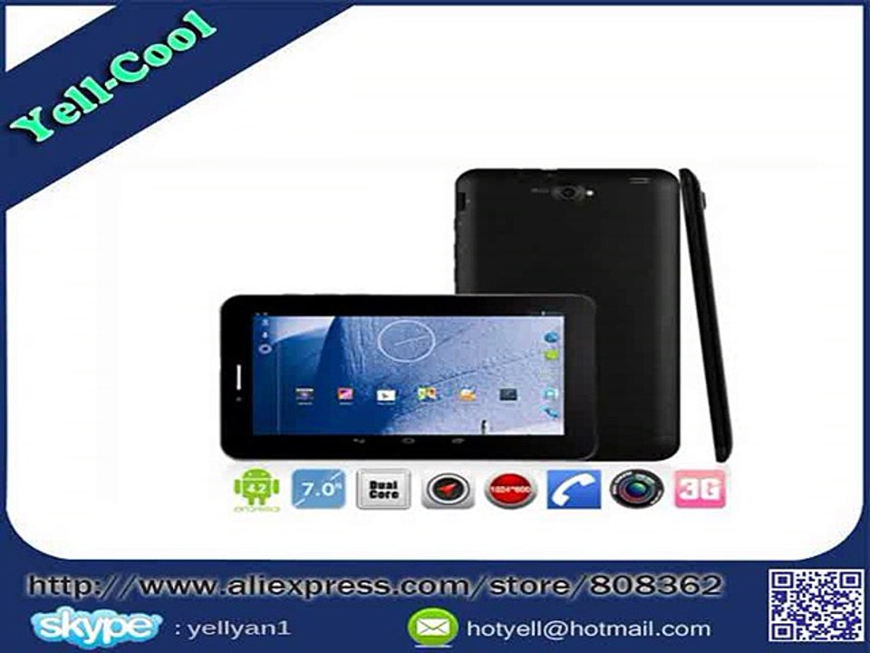 7 inch Freelander PD10 3GS 3G Tablet PC MTK8312 Dual Core 1.3GHz WCDMA Dual SIM Phone Call GPS Bluetooth-in Tablet PCs from Computer