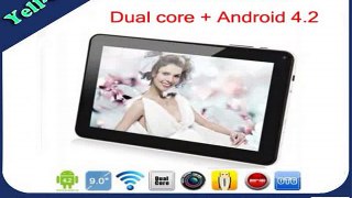 New Hot Sale Dual core 9 inch A23 Tablet PC Android 4.2 System RAM 512M ROM 8GB Capacitive touch screen Dual cameras WIFI-in Tablet PCs from Computer
