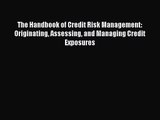 The Handbook of Credit Risk Management: Originating Assessing and Managing Credit Exposures
