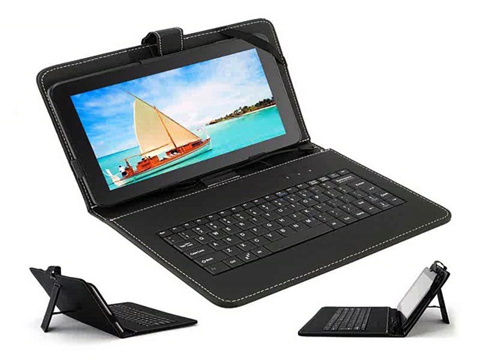 Qual Core tablet pc 10  inch 8GB Boda GOOGLE ANDROID Kik 4.4  TABLET PC CAPACITIVE SCREEN E READER PAD TAB Bundle Keyboard-in Tablet PCs from Computer