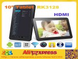 Wholesale Cheap 10 inch Tablet PC RockChip RK3128 Quad Core Dual Camera 1GB RAM 8GB ROM Bluetooth HDMI, 10pcs/lot DHL Free-in Tablet PCs from Computer