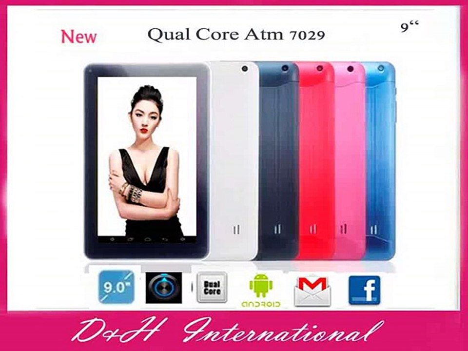 2015New Quas Core ATM7029  9inch Android  Tablet pc HDMI port Dual camera 9 tablet-in Tablet PCs from Computer