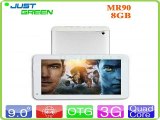 9 inch Justgreen 3G Tablet PC Android 4.4 OS MTK8382 Quad Core 1.3GHz 1GB/8GB  Camera Dual SIM Phone Call table PC MR90 OTG FM-in Tablet PCs from Computer