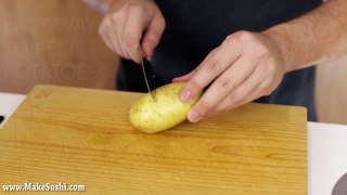 Patates soymanın en basit ve kolay yolu
