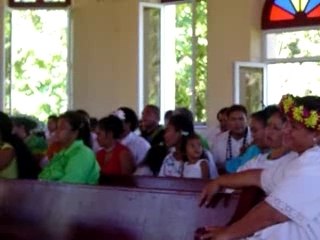 messe de Pâques à Papetoai