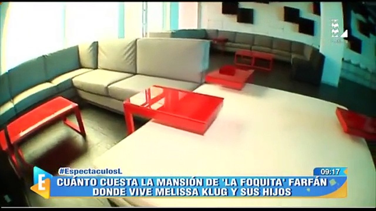 ESPECTACULOS 26-01-2016 : Jefferson Farfán - ¿cuánto cuesta la mansión de Melissa Klug