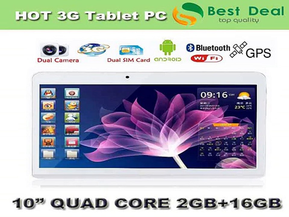 DHL Free Shipping 2015 Newest MTK6582 Quad Core 3G Phone 10 inch Tablet PC 2GB RAM 16GB ROM 5.0MP Bluetooth GPS tablet 7 9 10-in Tablet PCs from Computer
