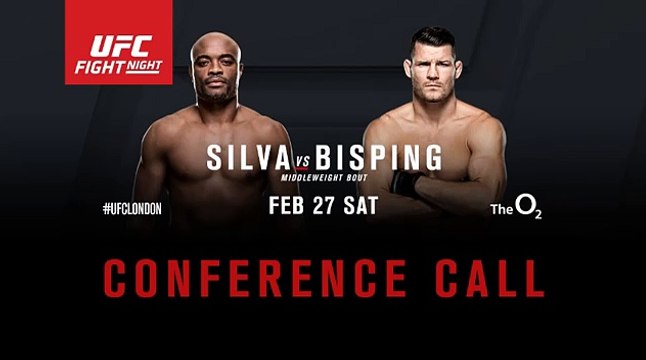 UFC Fight Night: Silva vs. Bisping Media Conference Call