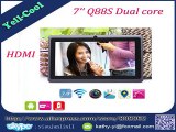 9 colors! 7 inch Q88s Android 4.2 512M 4GB Dual core tablet pc 7'-'- Dual cameras HDMI touch screen DHL free shipping 10pcs/lot-in Tablet PCs from Computer
