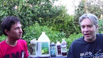 Hydroponics and Soil Gardeners: Make liquid fertilizer from kitchen discards and weeds. Go