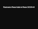 Plantronics Phone Cable fo Phone 202578-01